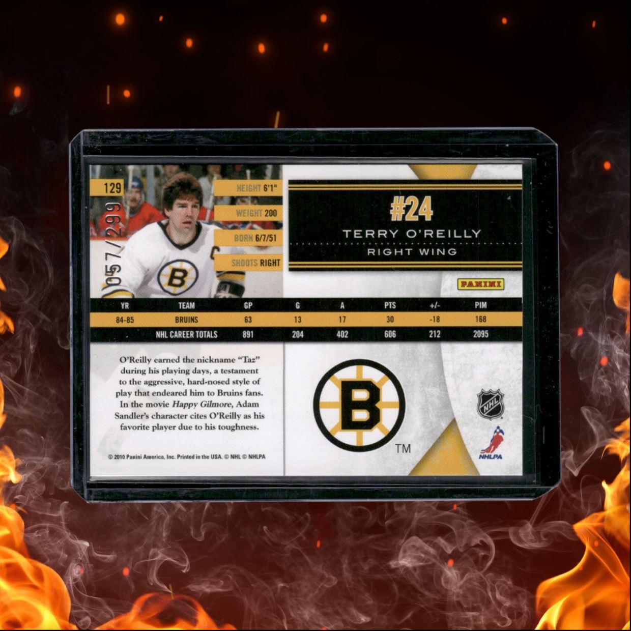 2010-11 Panini Limited Terry O'Reilly Legend 057/299 #129