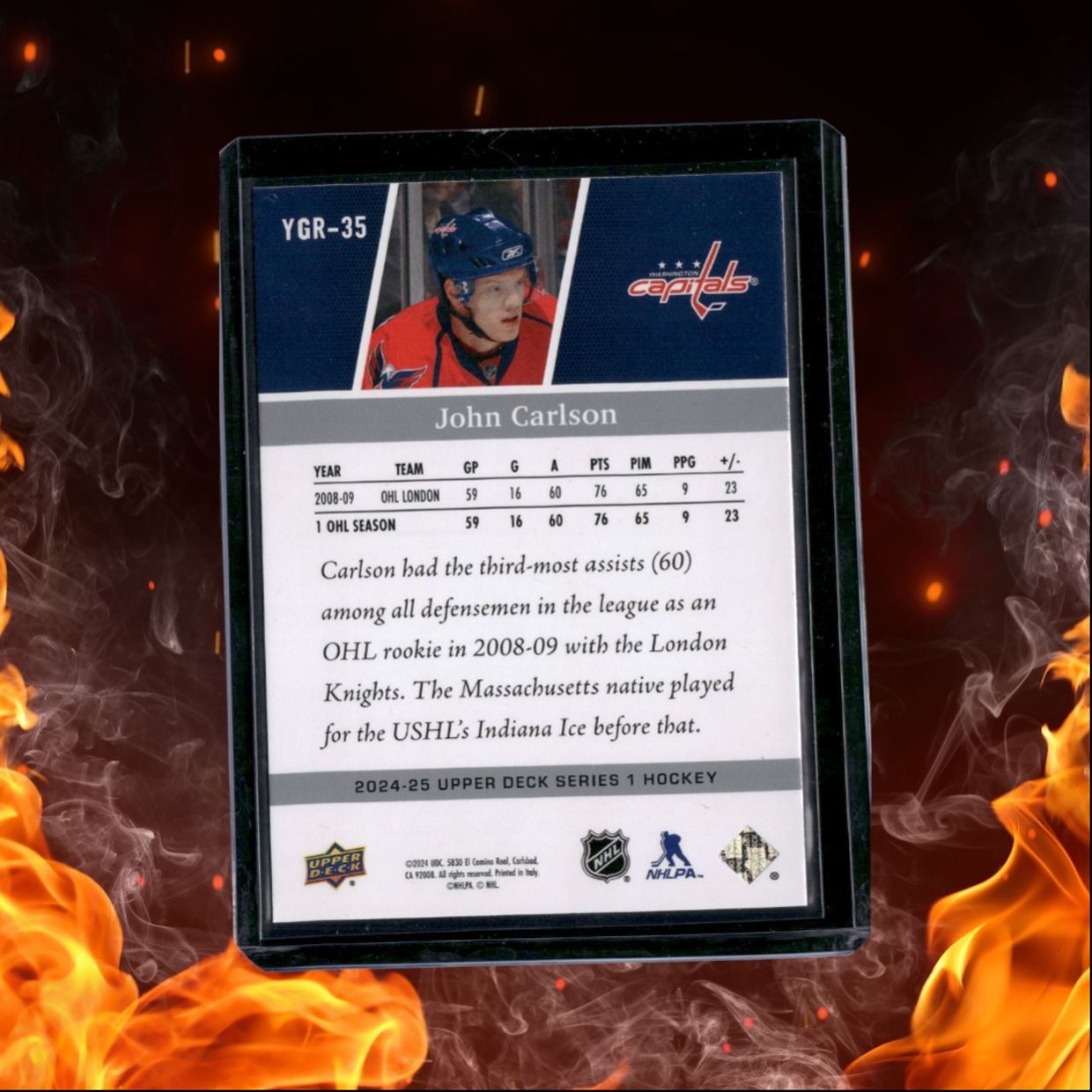2024-25 Upper Deck John Carlson Young Guns Renewed #YGR-35