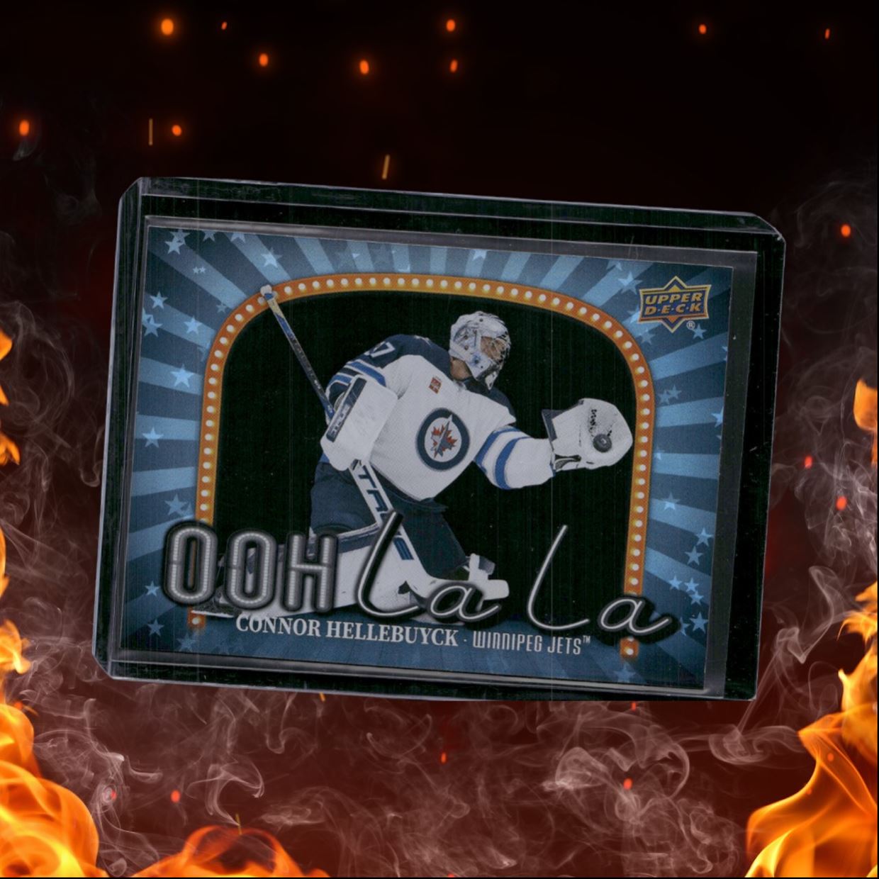 2024-25 Upper Deck Connor Hellebuyck Ooh La Black SSP #OLL-5