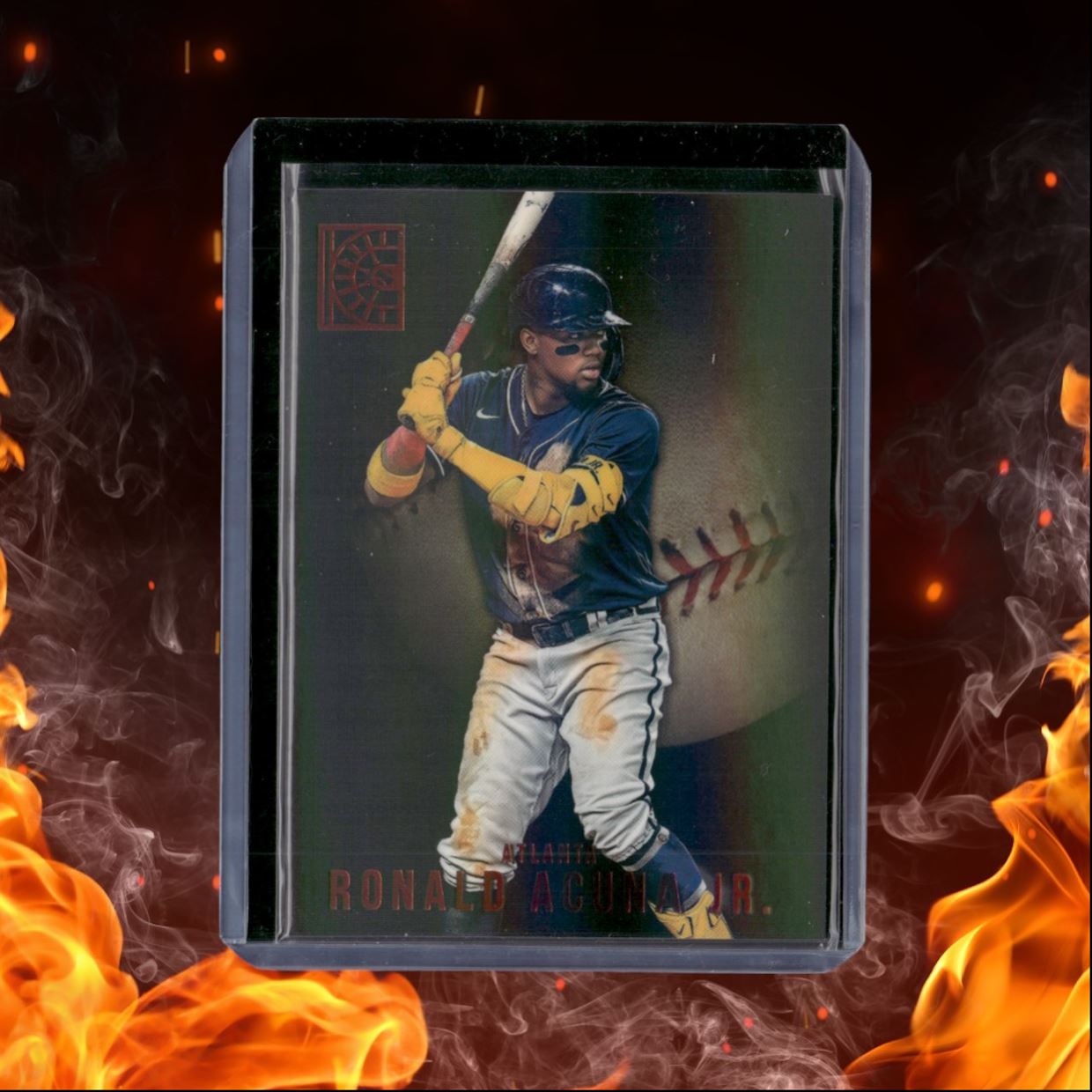 2022 Panini Capstone Ronald Acuna Jr. Red #1