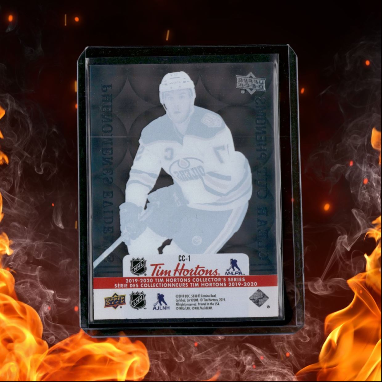 2019-20 Upper Deck Tim Hortons Connor McDavid Clear Cut Phenoms (B) #CC-1