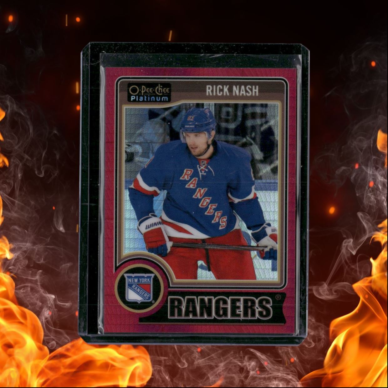 2014-15 O-Pee-Chee Platinum Rick Nash Red Prism 032/135 #84