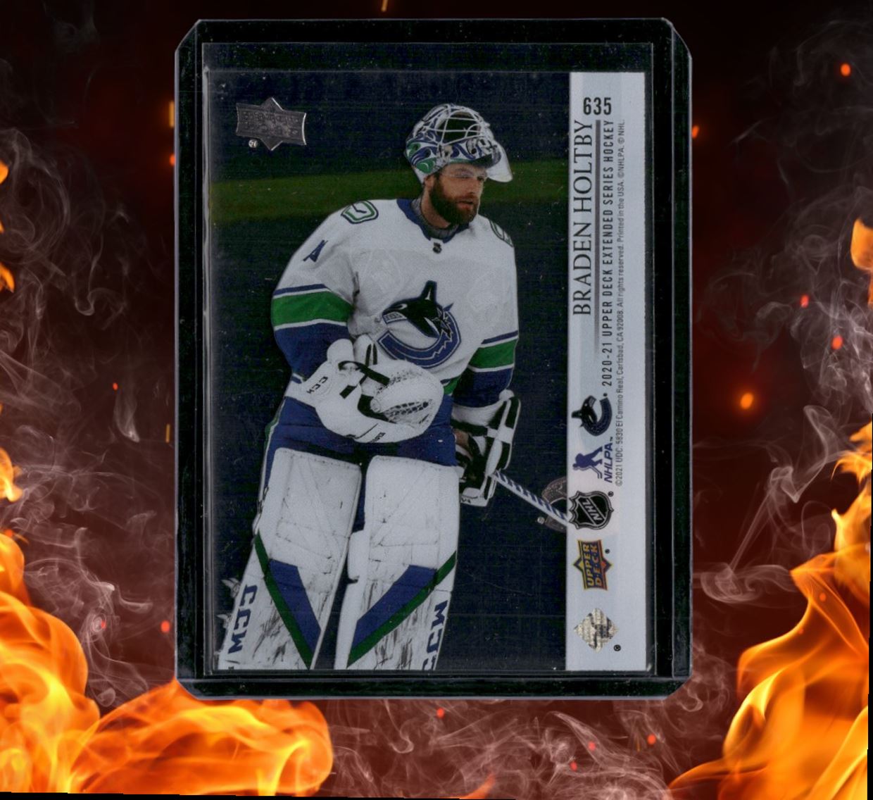 2020-21 Upper Deck Braden Holtby Clear Cut SP #635