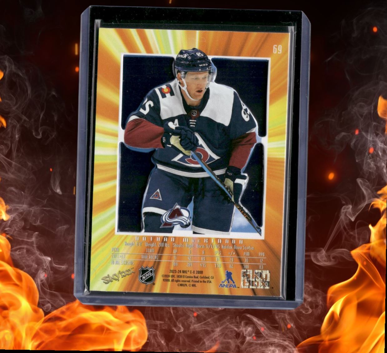 2023-24 SkyBox EX 2000 Nathan MacKinnon (B) #69