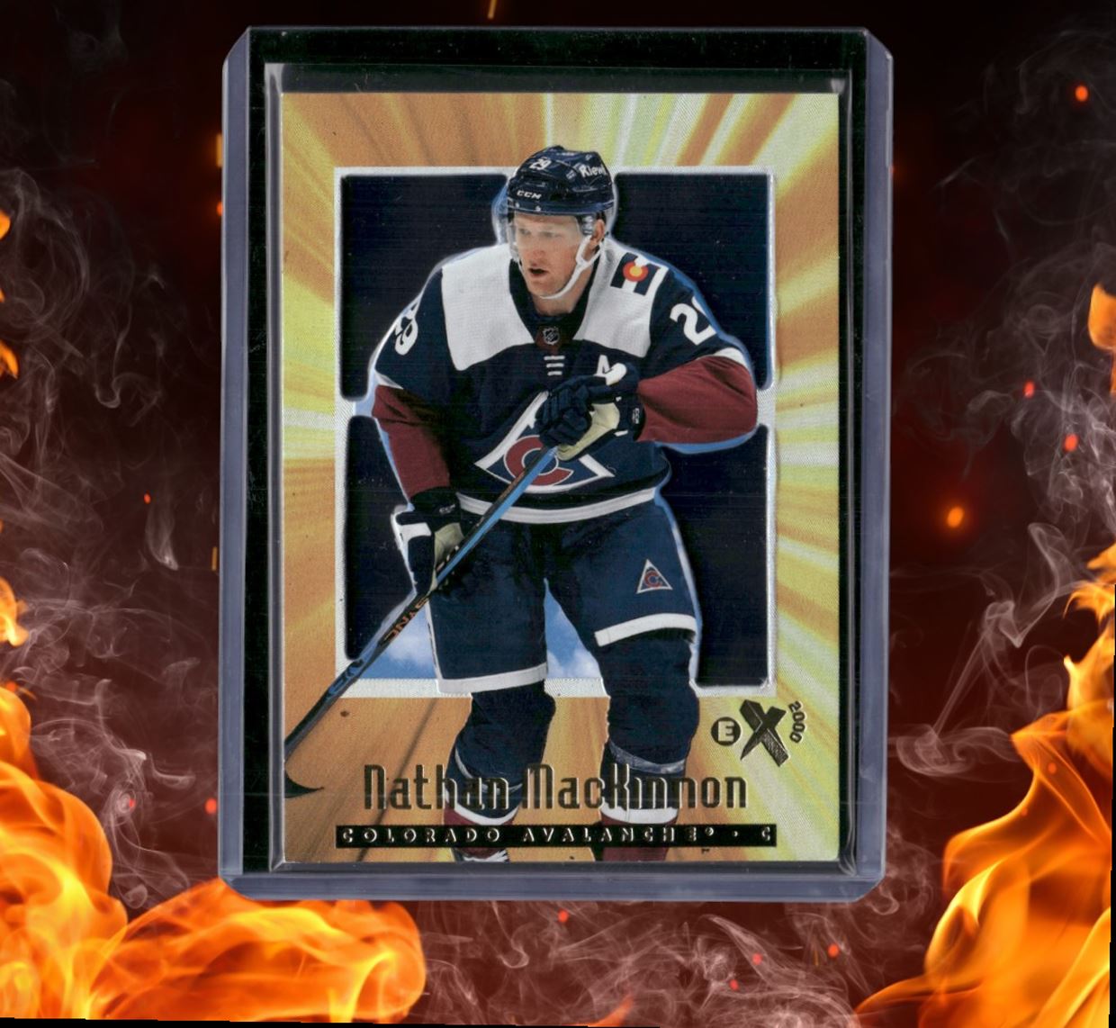 2023-24 SkyBox EX 2000 Nathan MacKinnon (B) #69