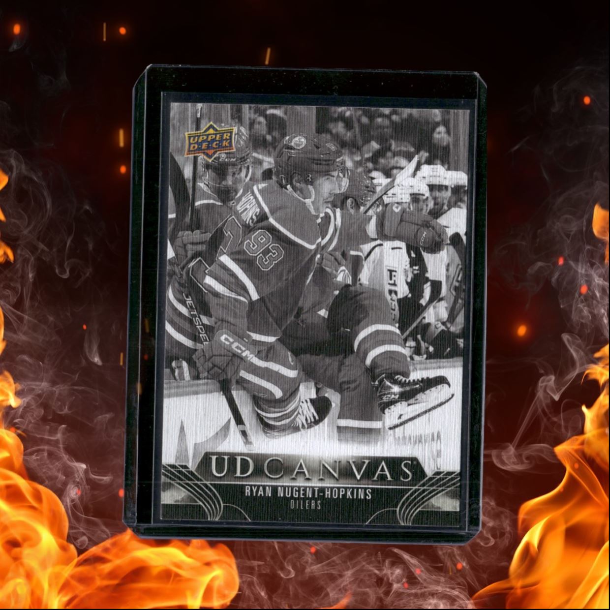 2023-24 Upper Deck Ryan Nugent-Hopkins Canvas Black & White #C153