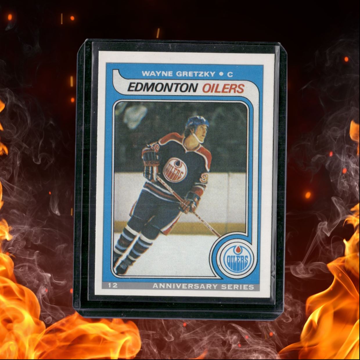 1992-93 O-Pee-Chee Anniversary Series Wayne Gretzky Tribute Rookie #12