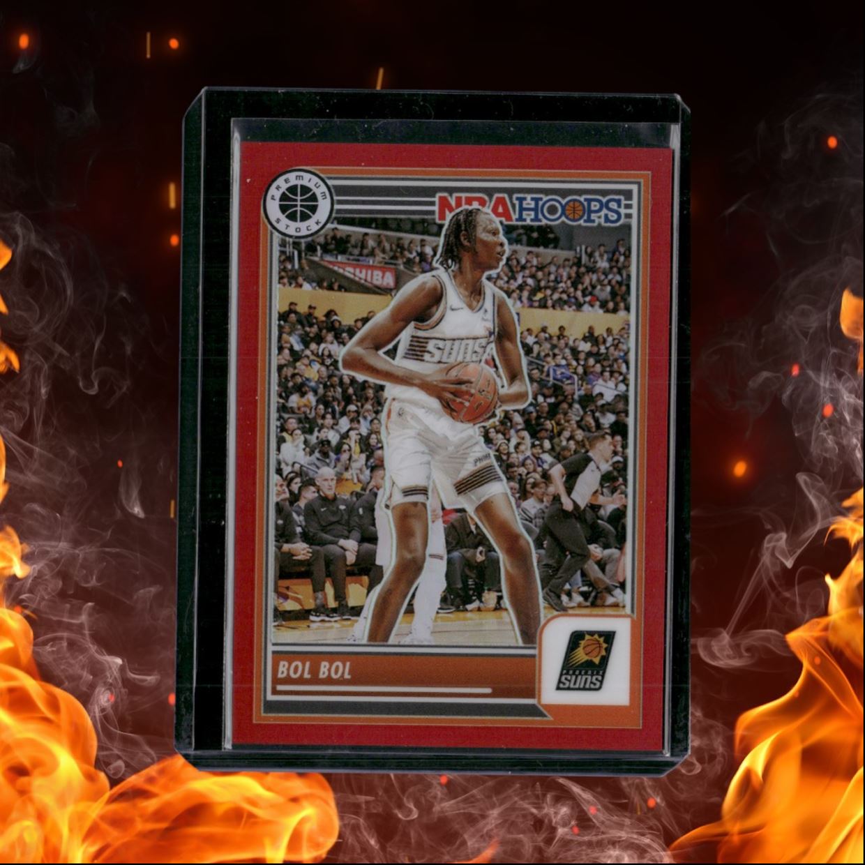 2023-24 Panini NBA Hoops Premium Stock Bol Bol Red Prizm 183/275 #37