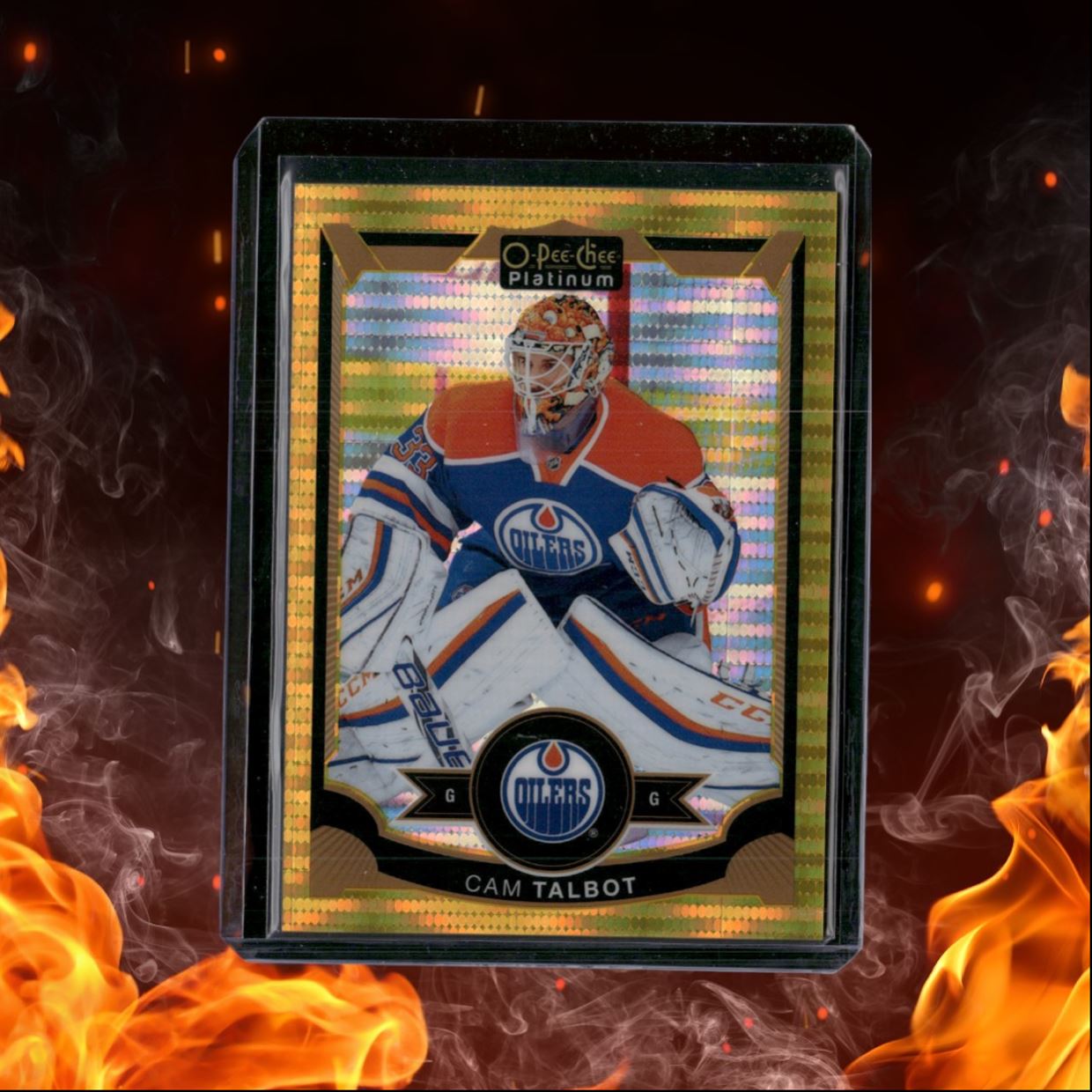 2015-16 O-Pee-Chee Platinum Cam Talbot Seismic Gold 21/50 #113