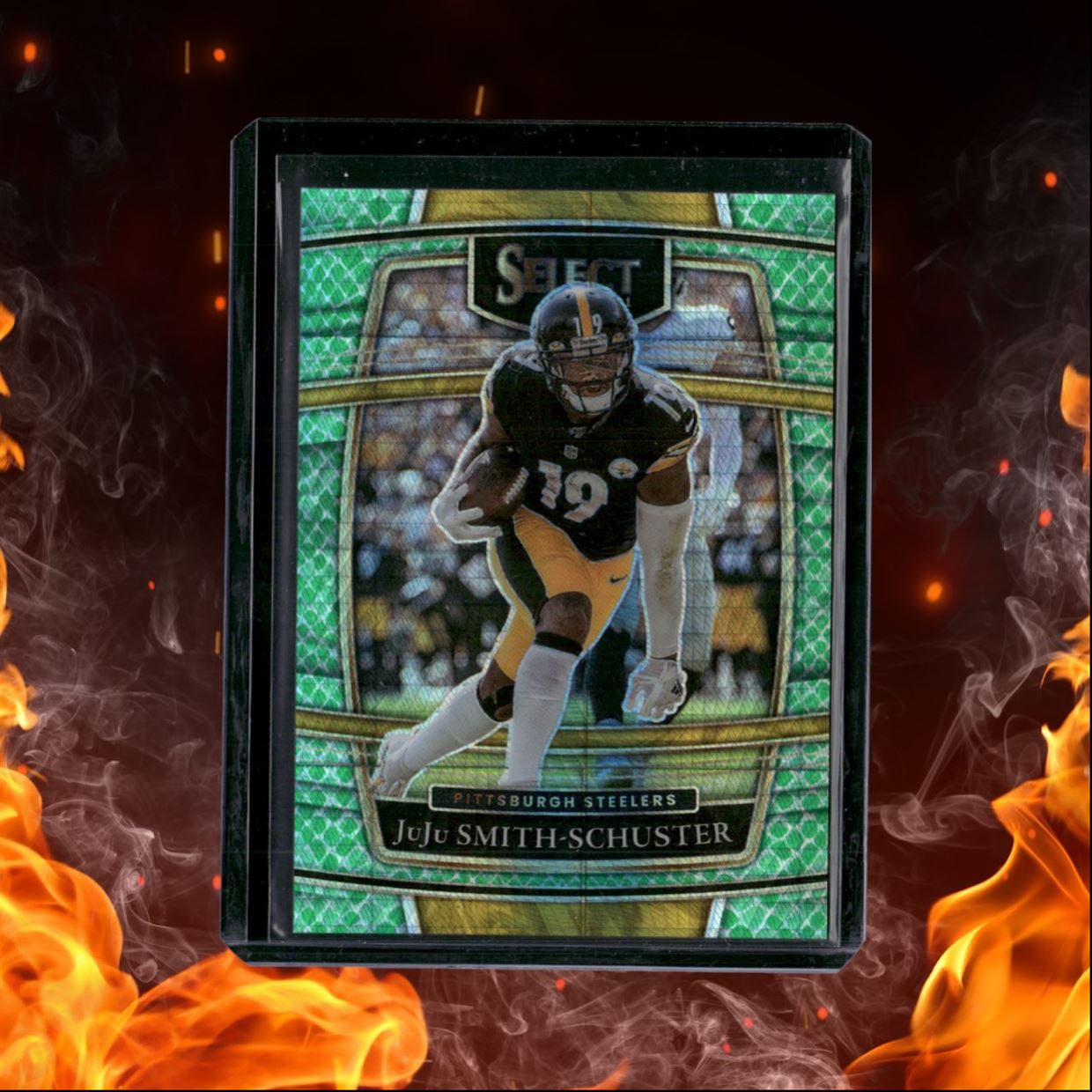 2021 Panini Select JuJu Smith-Schuster Dragon Scale Prizm 52/89 #29