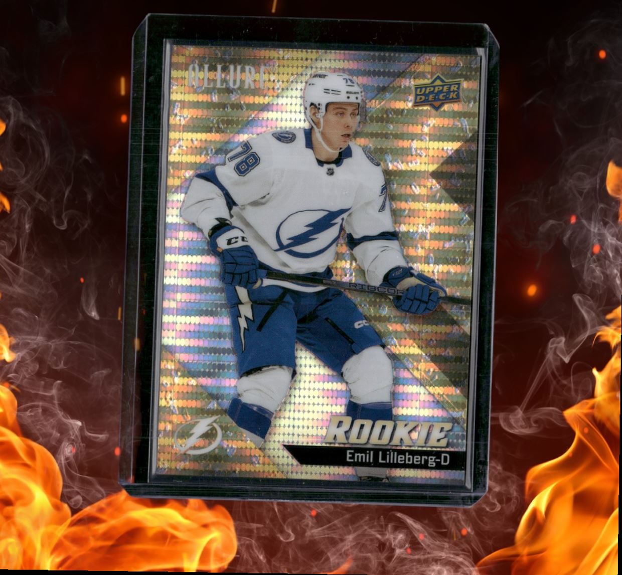2024-25 Upper Deck Allure Emil Lilleberg Gold Glitter Bomb Rookie 113/199 #116