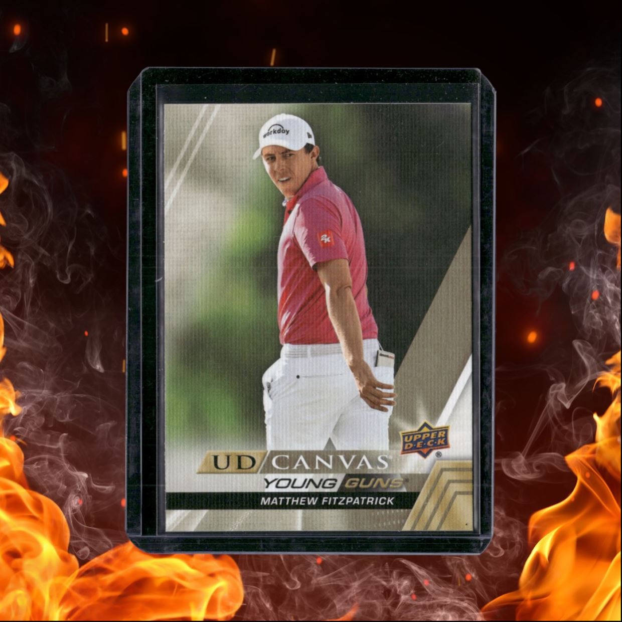 2024 Upper Deck Golf Matthew Fitzpatrick UD Canvas Young Guns Rookie #C-34