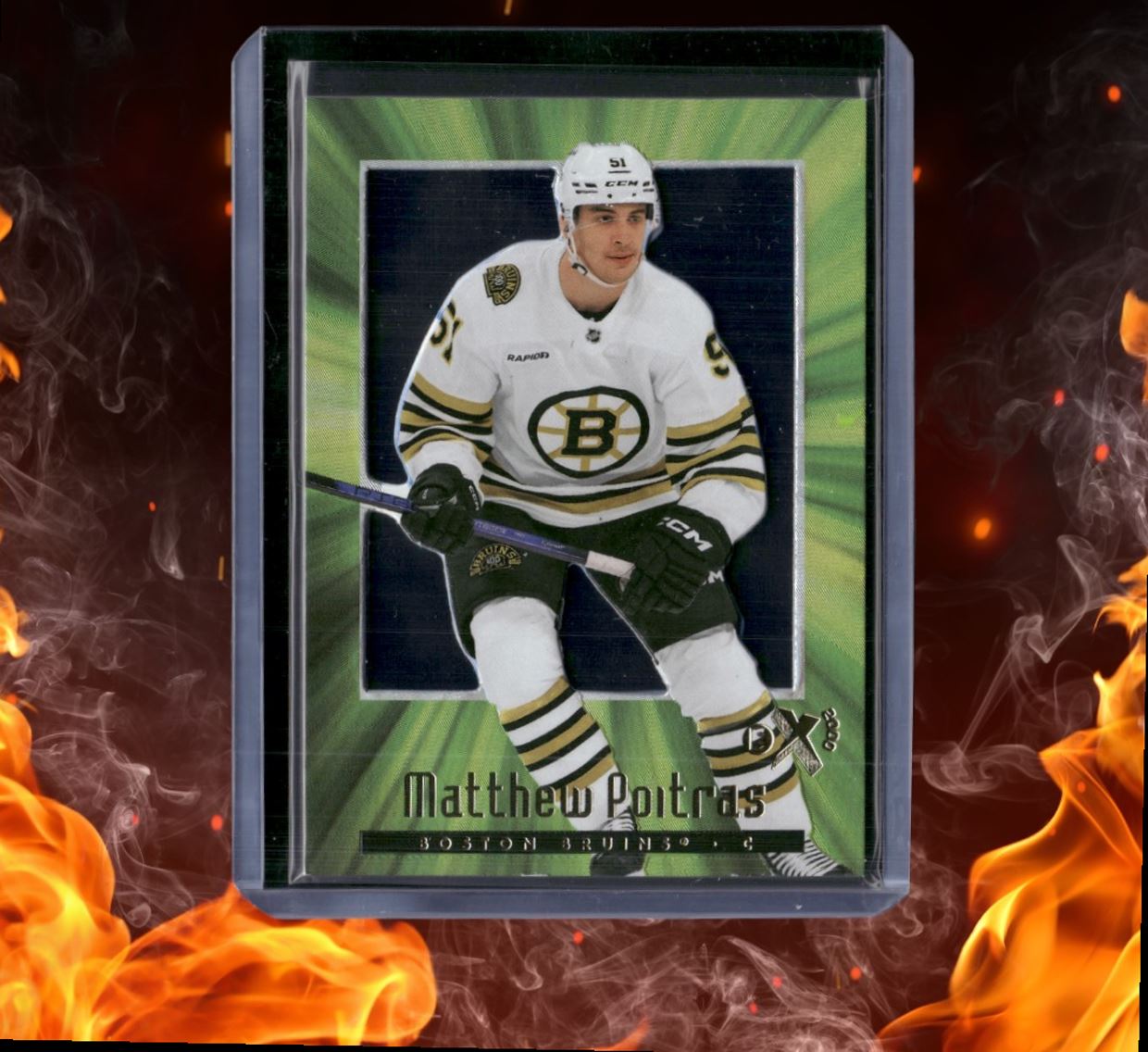 2023-24 SkyBox EX 2000 Matthew Poitras (A) Rookie #147