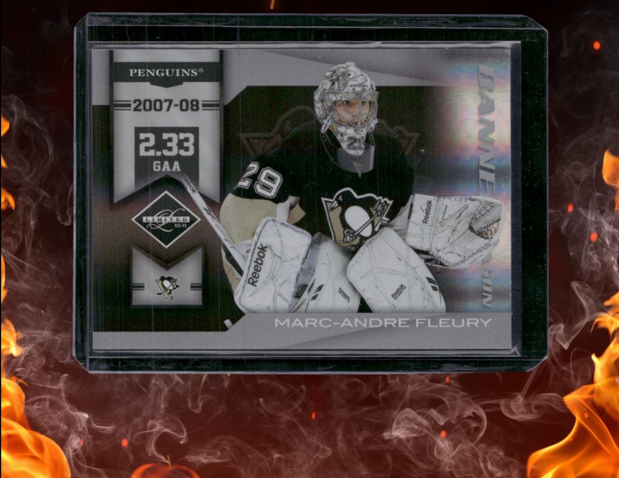 2010-11 Panini Limited Marc-Andre Fleury Banner Year Silver 18/49 #14