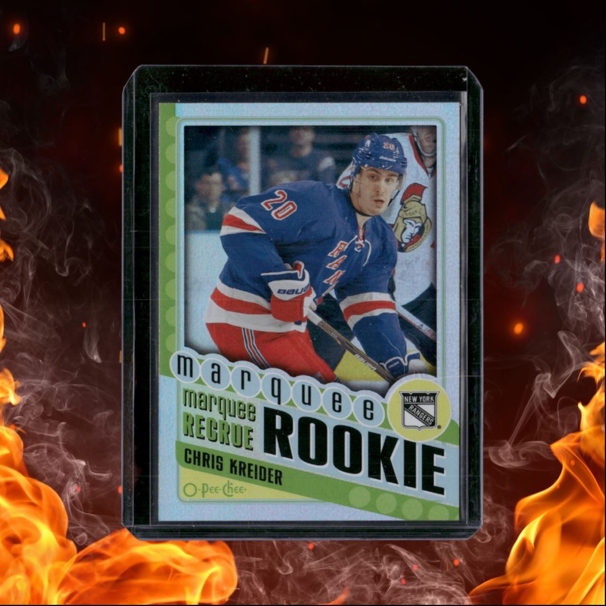 2012-13 O-Pee-Chee Chris Kreider Foil Marquee Rookie #585