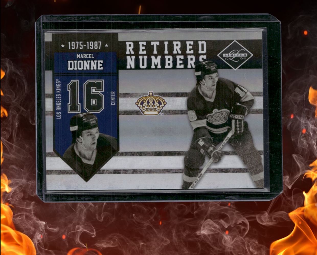 2010-11 Panini Limited Marcel Dionne Retired Numbers Silver 11/49 #3