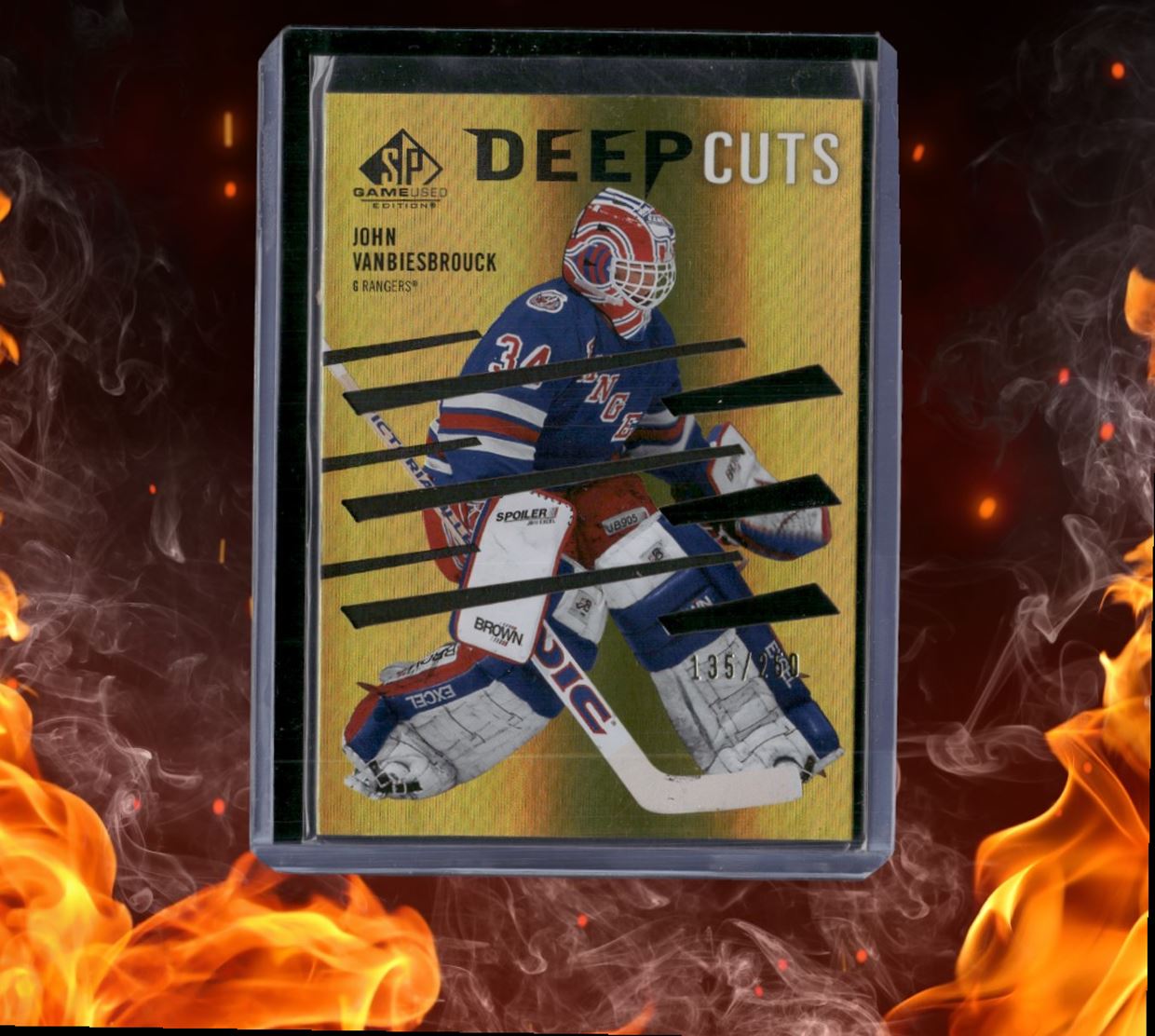 2023-24 SP Game Used John Vanbiesbrouck Deep Cuts 135/250 #DC-100