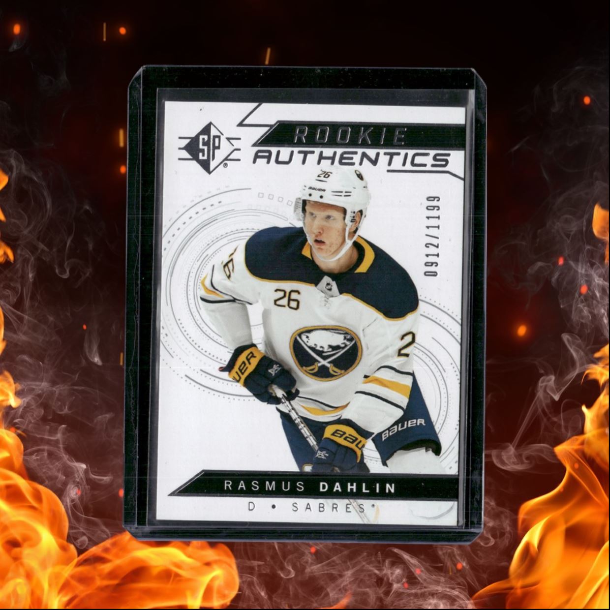 2018-19 Upper Deck SP Rasmus Dahlin Authentics Rookie 0912/1199 #120