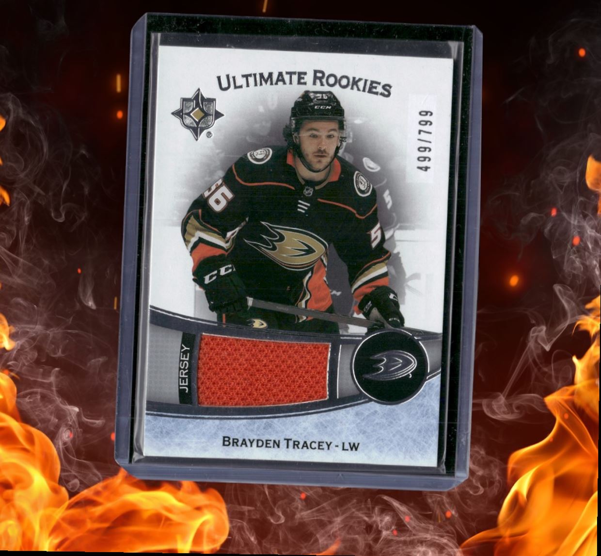 2022-23 Upper Deck Ultimate Brayden Tracey Jersey Rookie 499/799 #164