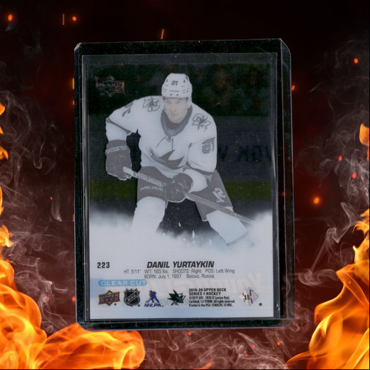 2019-20 Upper Deck Danil Yurtaykin Clear Cut Young Guns SSP Case Hit Rookie #223