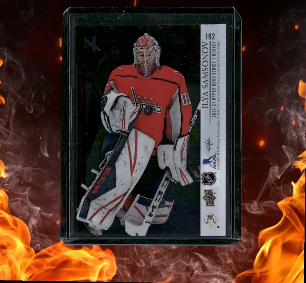 2020-21 Upper Deck Ilya Samsonov Clear Cut SP #192