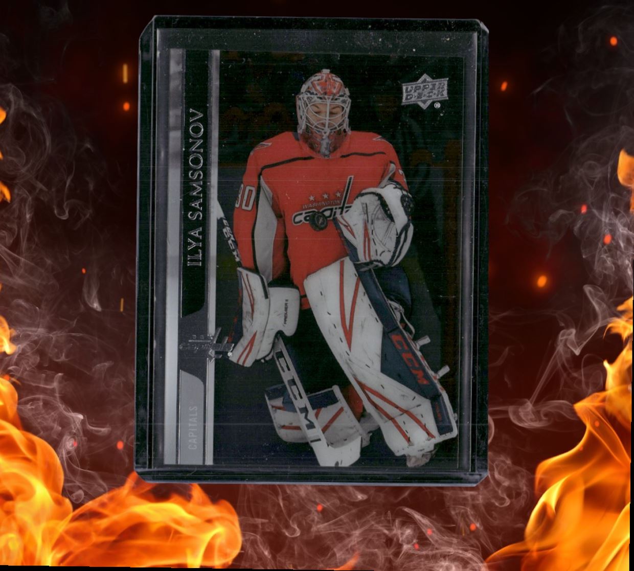 2020-21 Upper Deck Ilya Samsonov Clear Cut SP #192