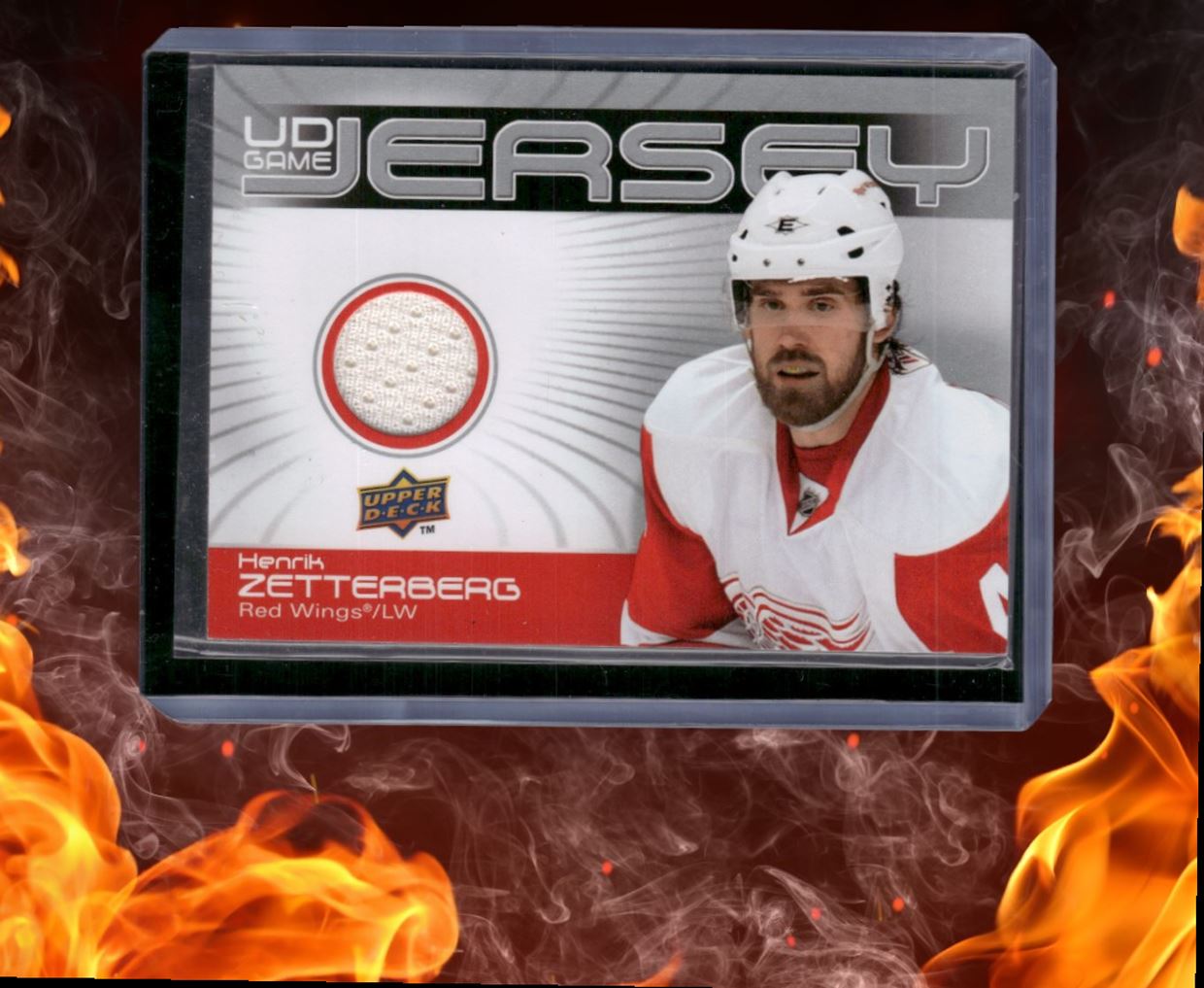 2010-11 Upper Deck Henrik Zetterberg UD Game Jersey #GJ-HZ