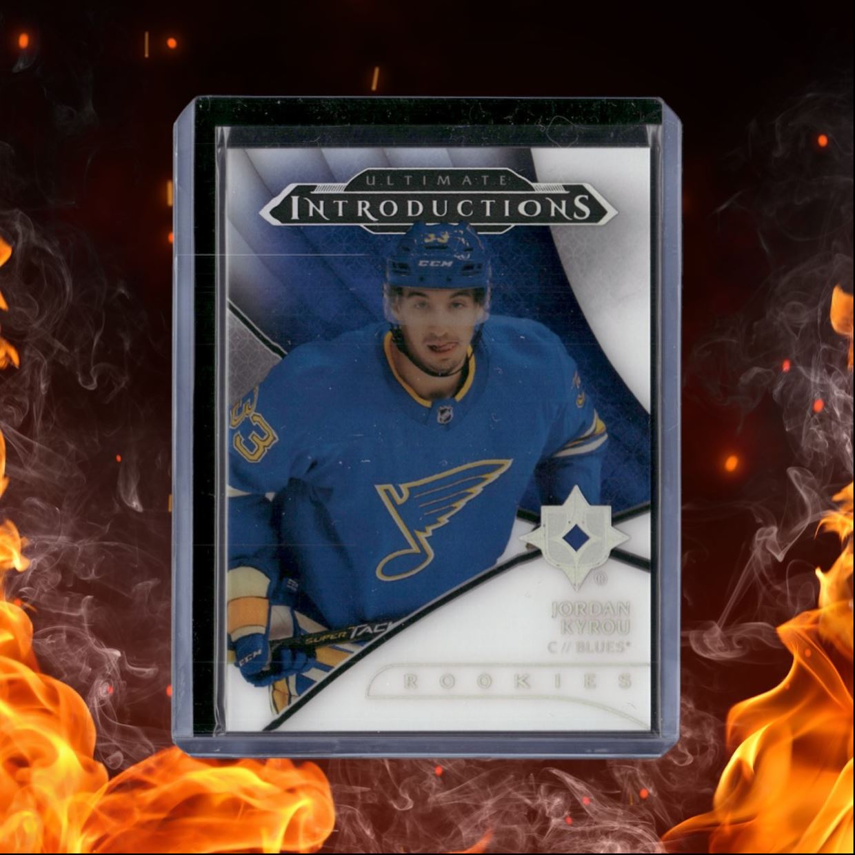 2018-19 Upper Deck Ultimate Collection Jordan Kyrou Introductions #UI-11