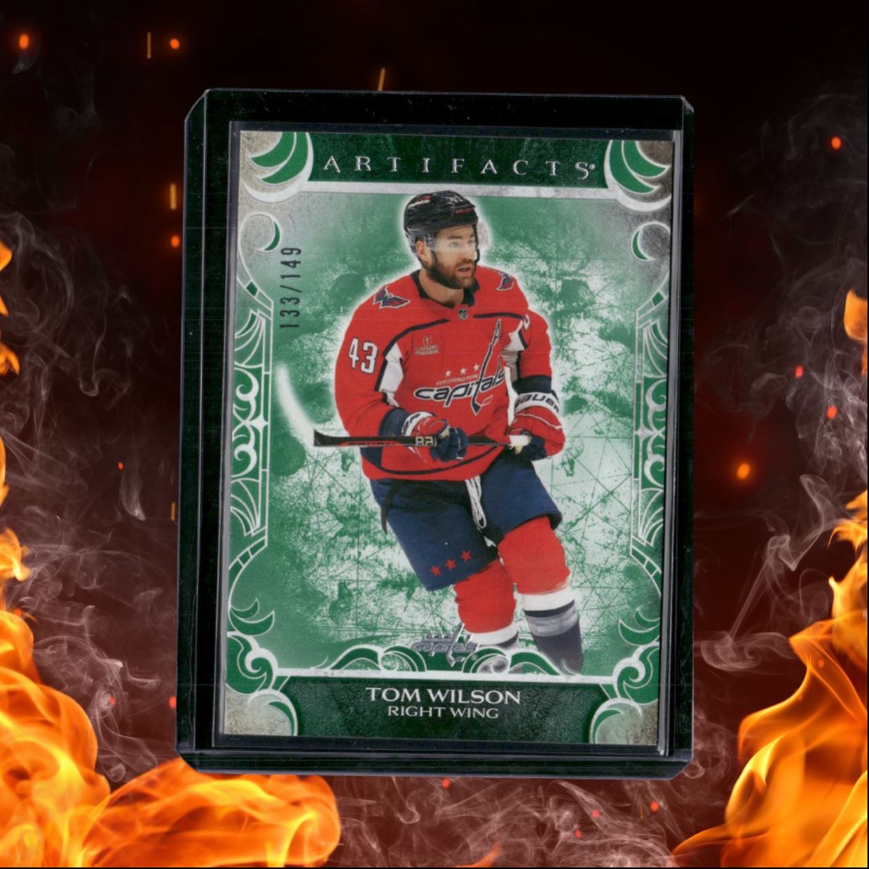 2024-25 Upper Deck Artifacts Tom Wilson Emerald 133/149 #31