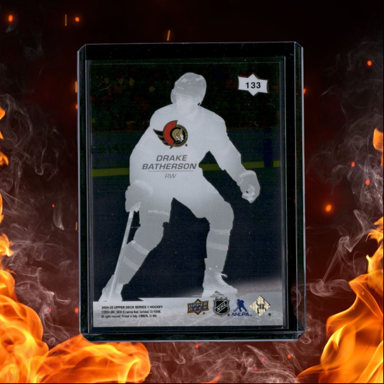 2024-25 Upper Deck Drake Batherson Clear Cut SSP #133