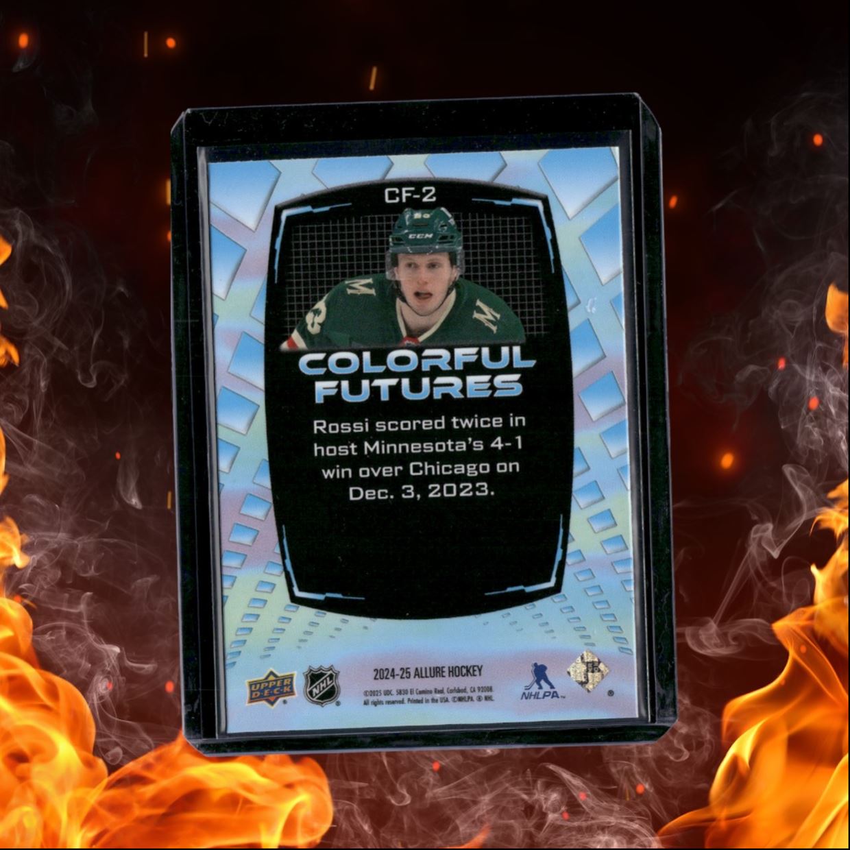 2024-25 Upper Deck Allure Marco Rossi Colorful Futures Red #CF-2