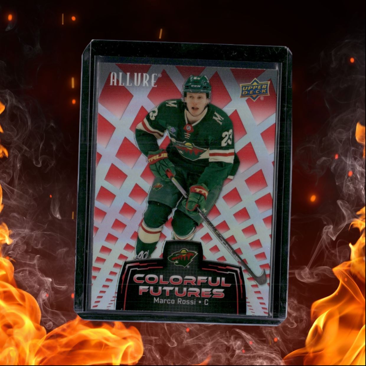 2024-25 Upper Deck Allure Marco Rossi Colorful Futures Red #CF-2