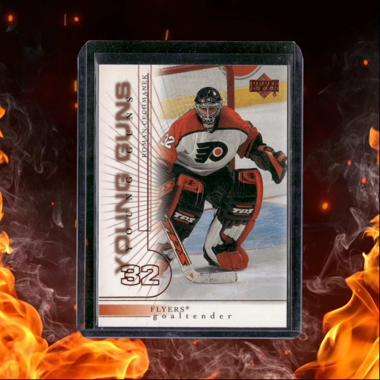 2000-01 Upper Deck Roman Cechmanek Young Guns Rookie #435