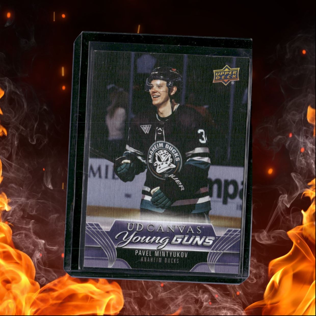 2023-24 Upper Deck Pavek Mintyukov Canvas Young Guns Rookie #34