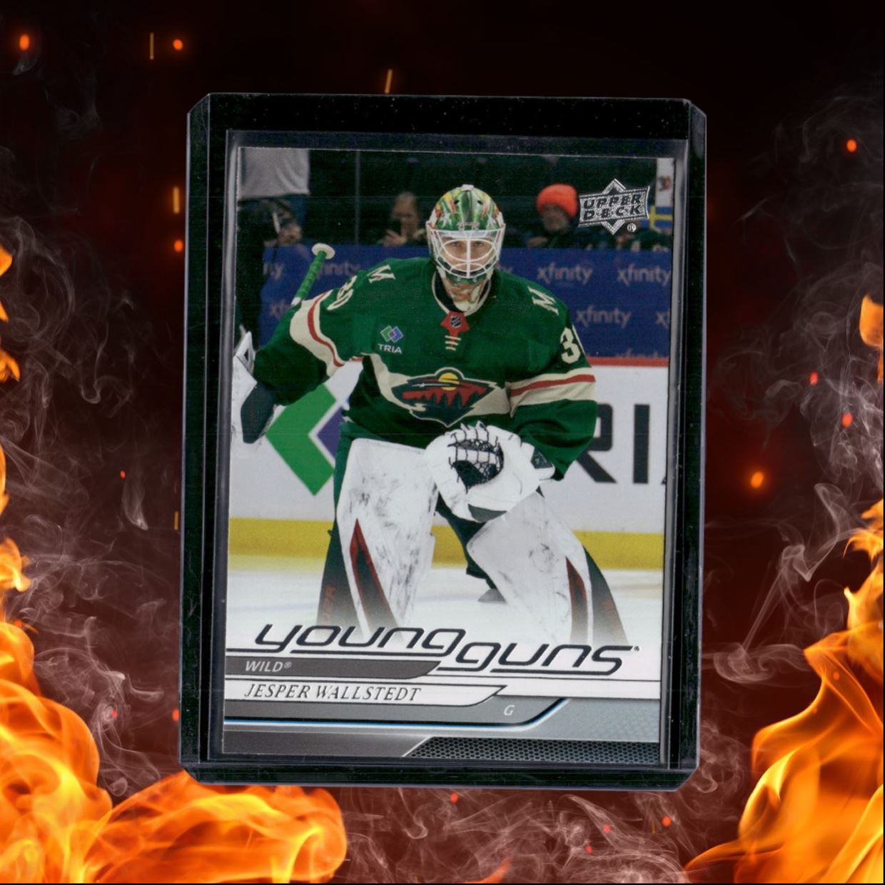 2024-25 Upper Deck Jesper Wallstedt Young Guns Rookie #202