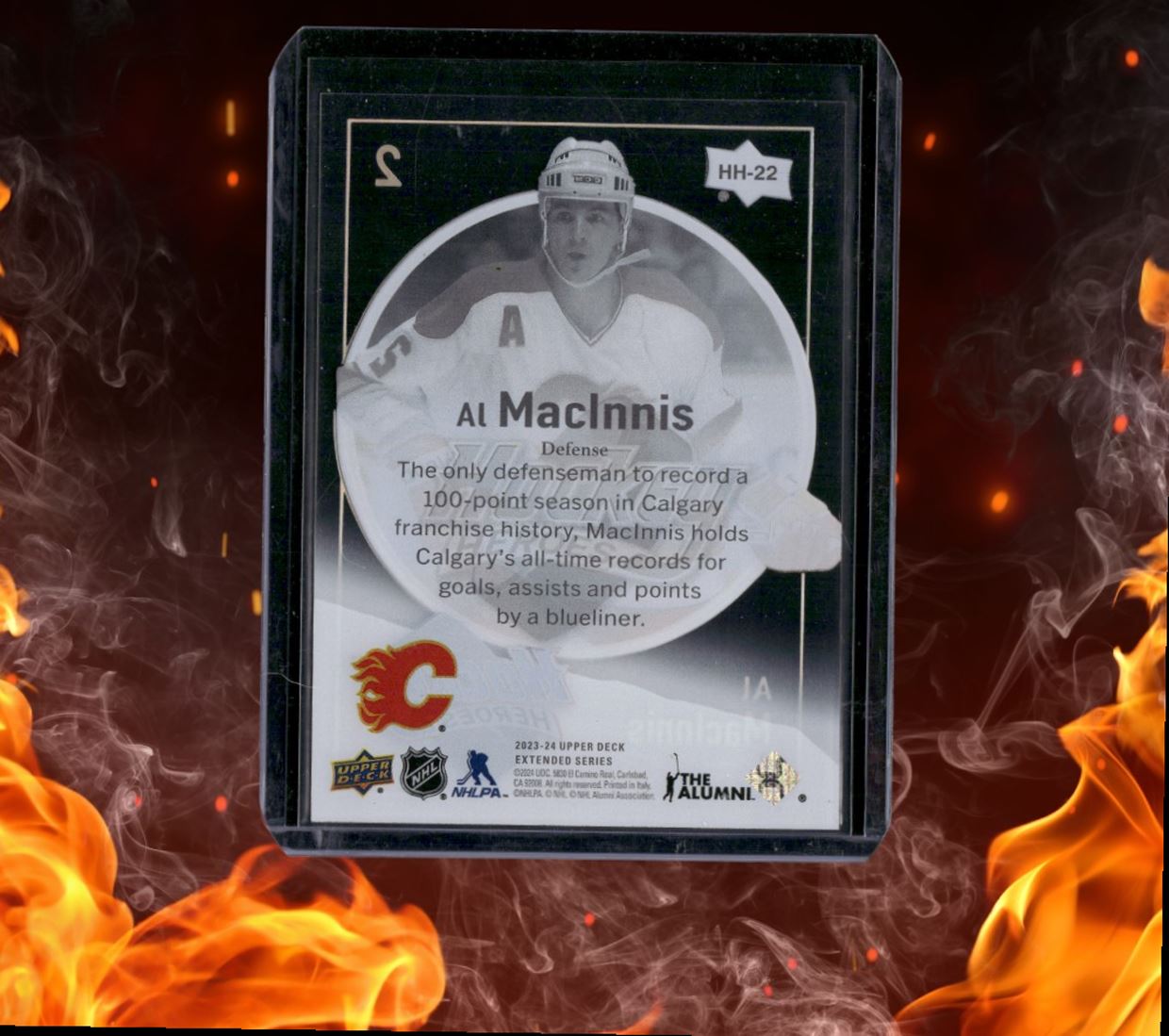 2023-24 Upper Deck Al MacInnis Hockey Heroes Clear #HH-22