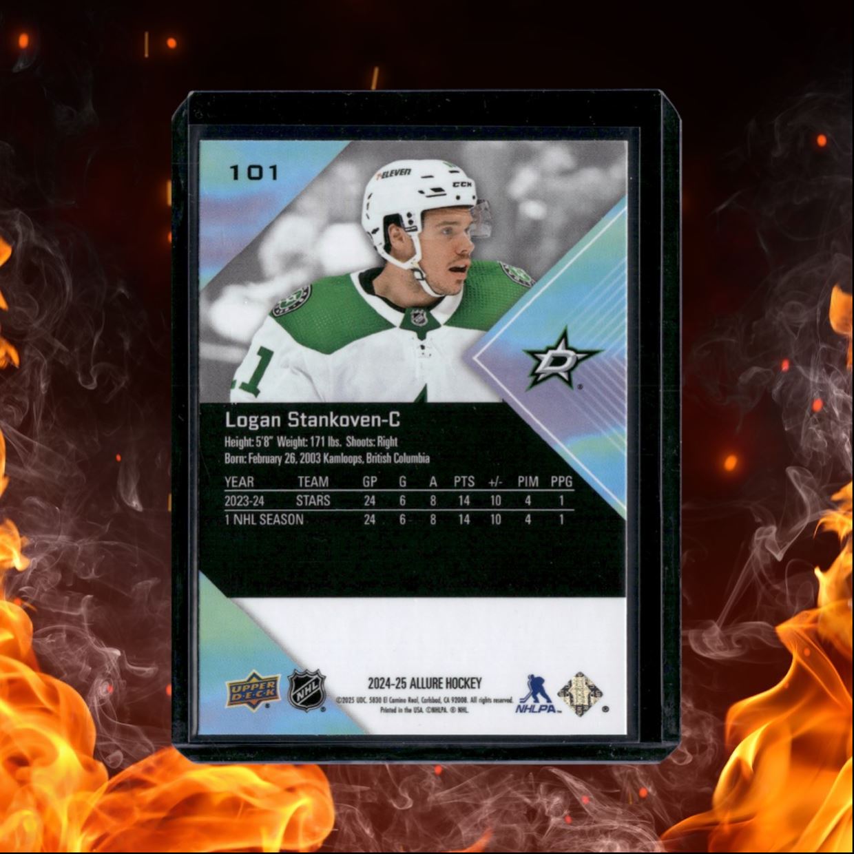 2024-25 Upper Deck Allure Logan Stankoven Rookie #101