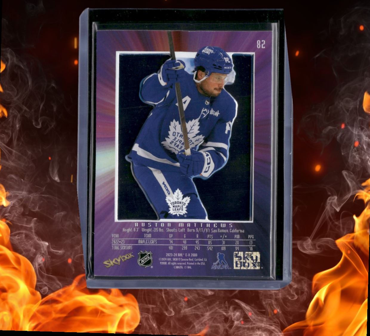 2023-24 SkyBox EX 2000 Auston Matthews (A) #82