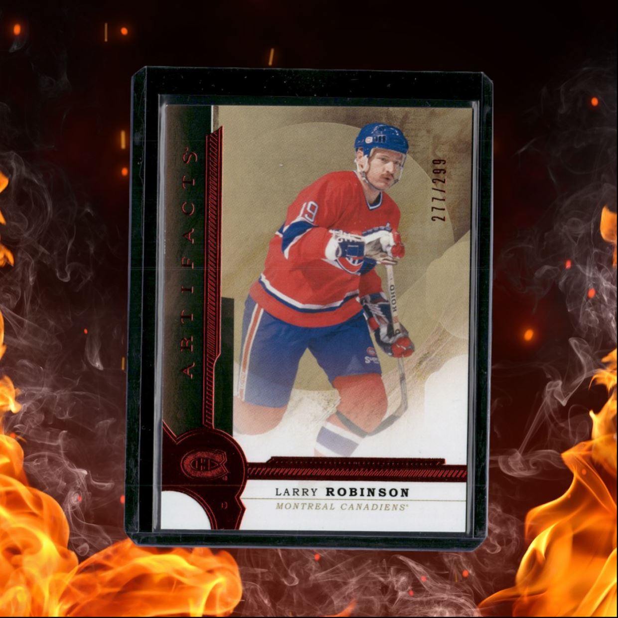 2016-17 Upper Deck Artifacts Larry Robinson Ruby Red 277/299 #144