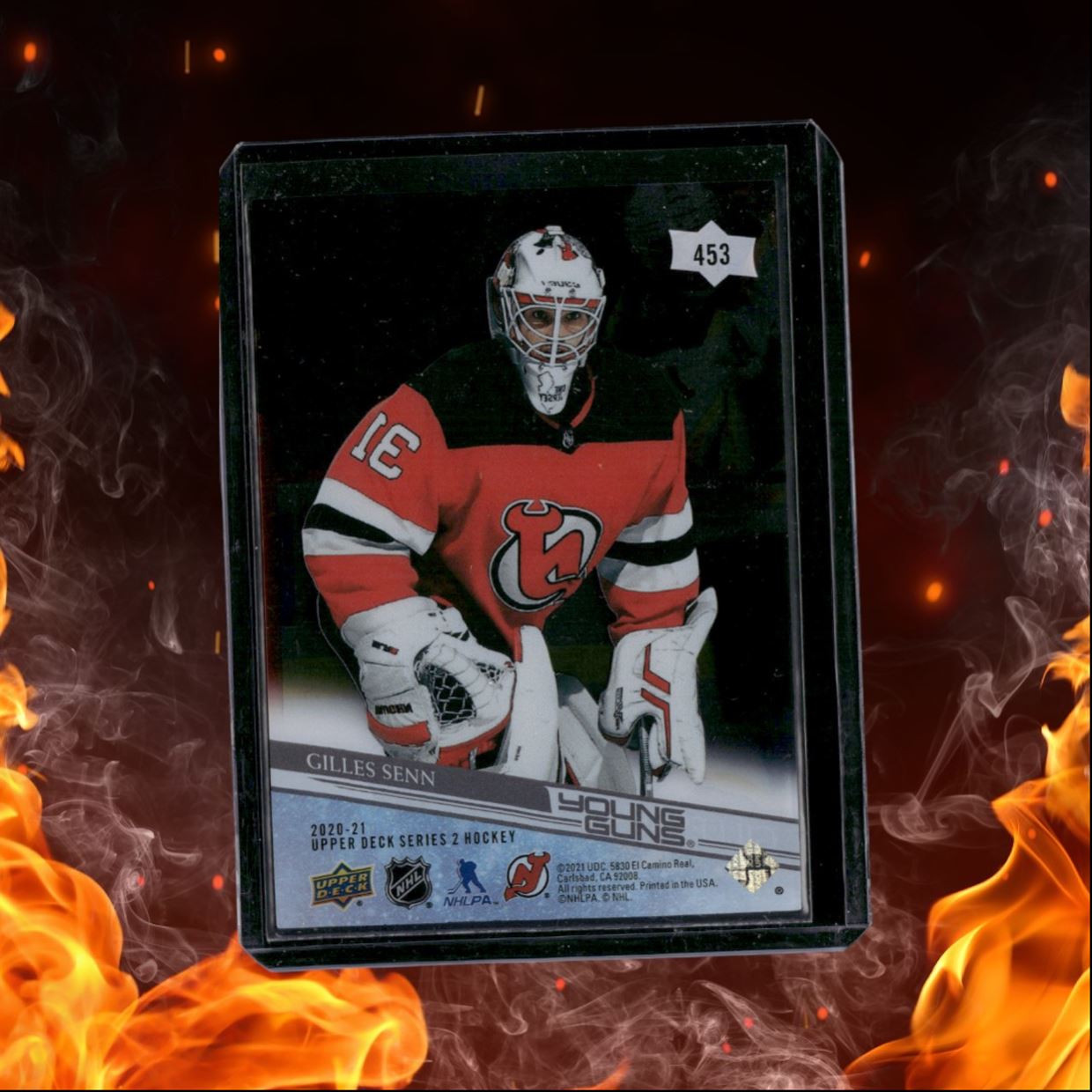 2020-21 Upper Deck Gilles Senn Clear Cut Young Guns SSP Rookie #453