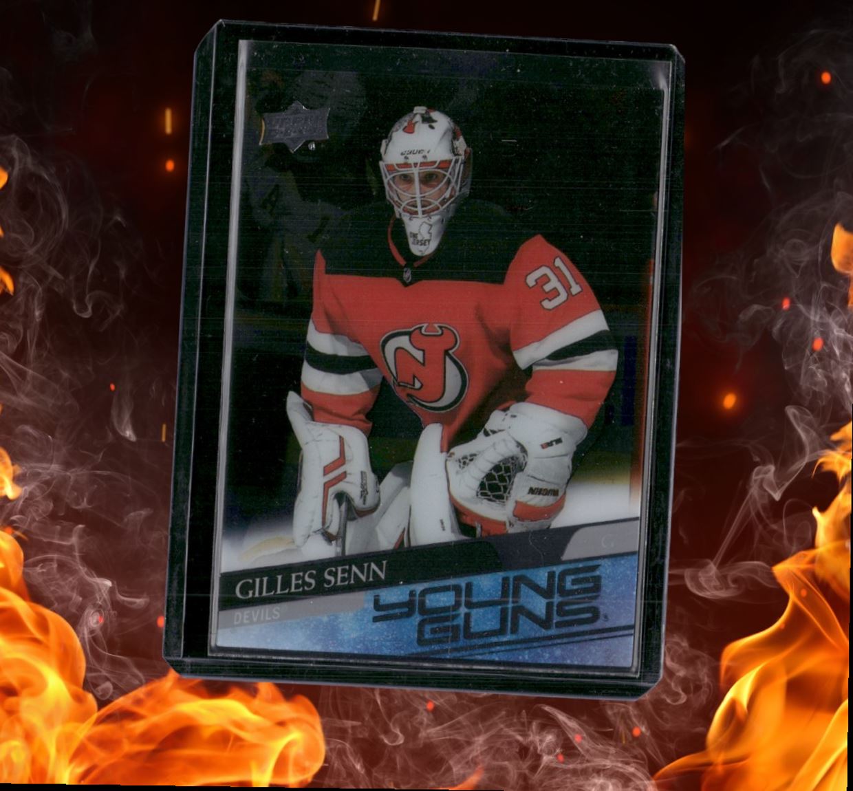 2020-21 Upper Deck Gilles Senn Clear Cut Young Guns SSP Rookie #453