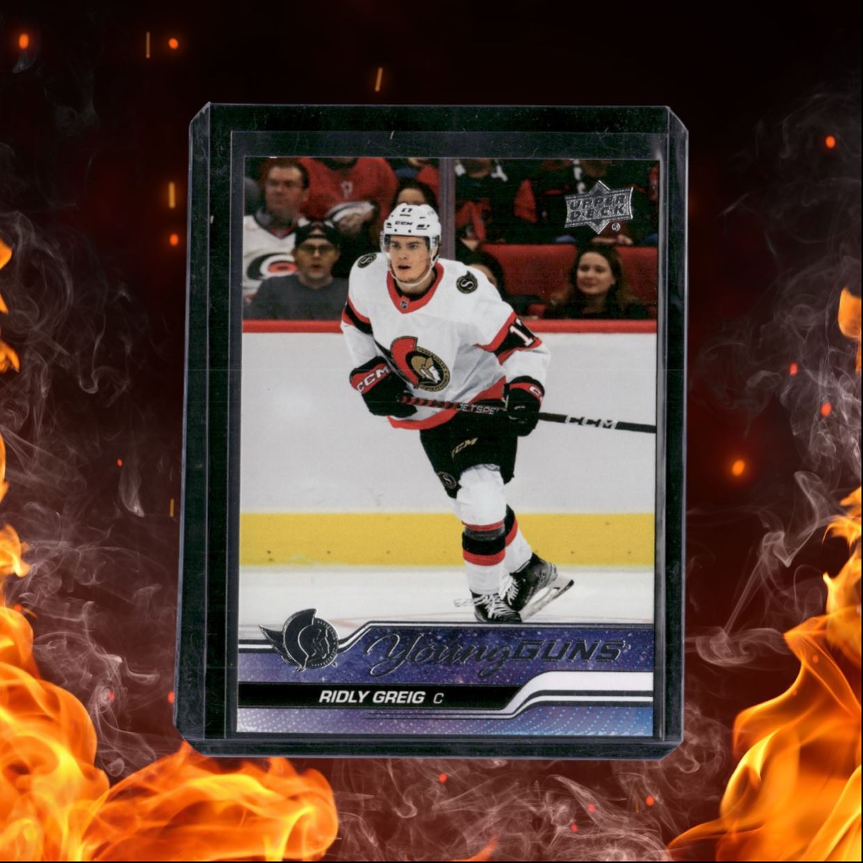 2023-24 Upper Deck Ridly Greig Young Guns Rookie #212