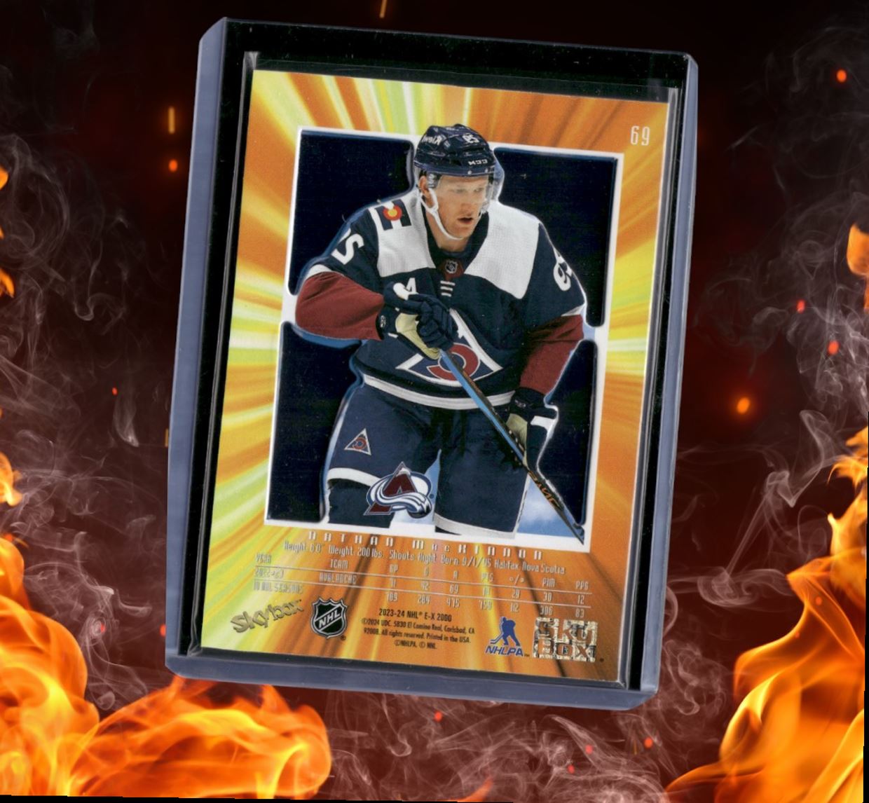 2023-24 SkyBox EX 2000 Nathan MacKinnon (C) #69