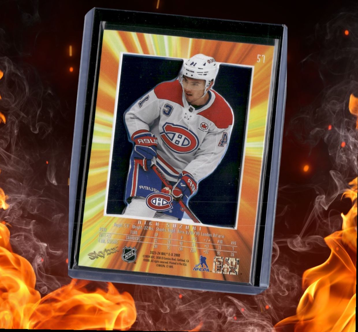 2023-24 SkyBox EX 2000 Nick Suzuki (C) #57