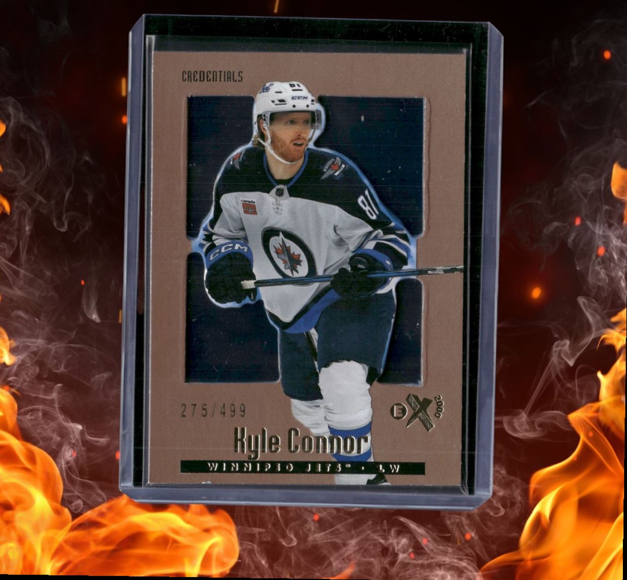 2023-24 SkyBox EX 2000 Kyle Connor Credentials 275/499 #68