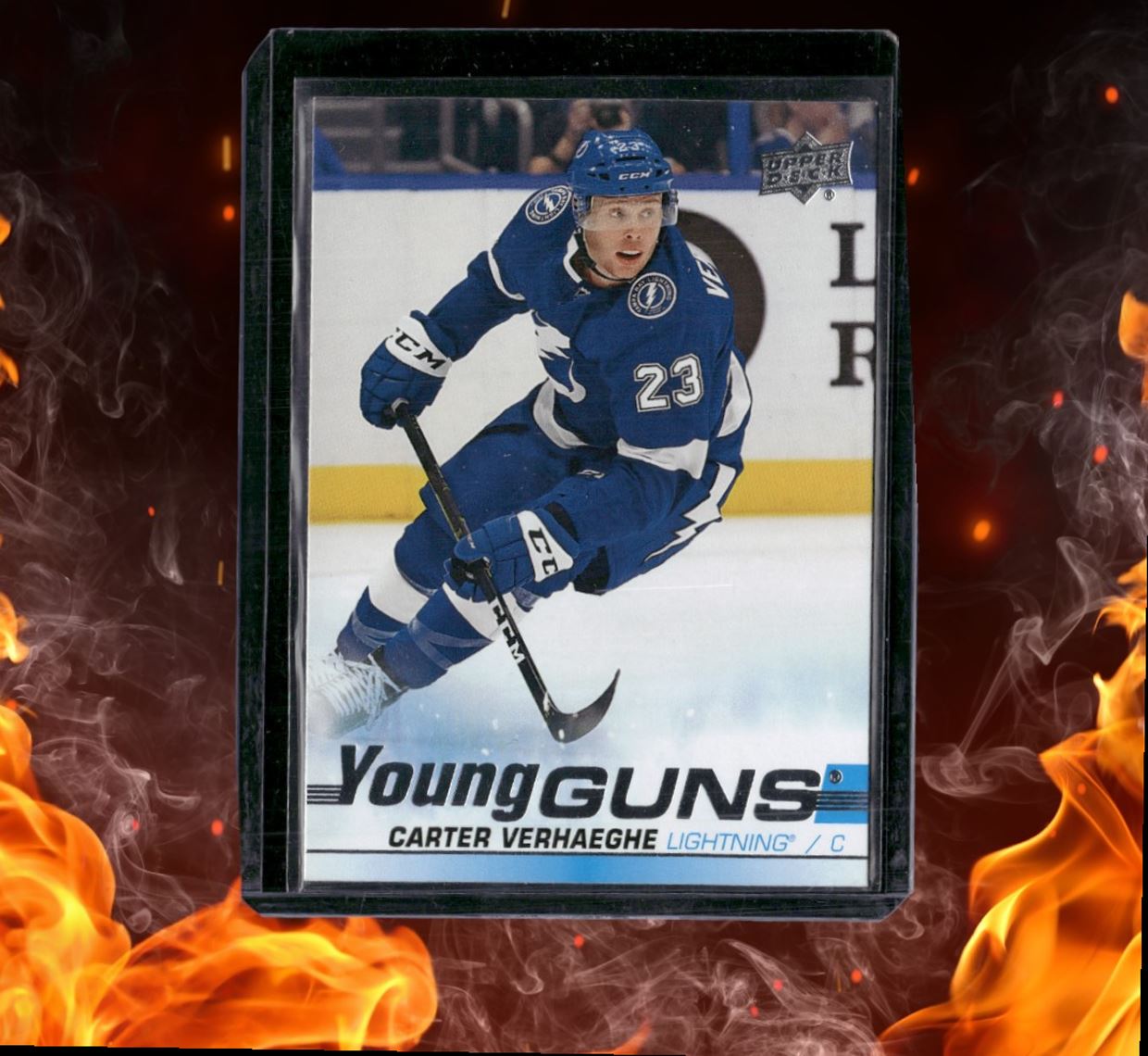2019-20 Upper Deck Carter Verhaeghe Young Guns (B) Rookie #224
