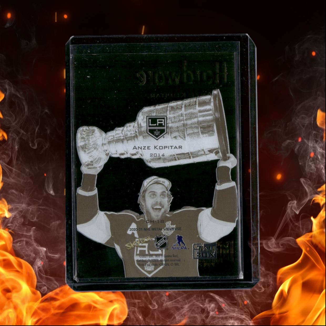 2020-21 Skybox Metal Universe Anze Kopitar Championship Hardware Acetate #CH-18