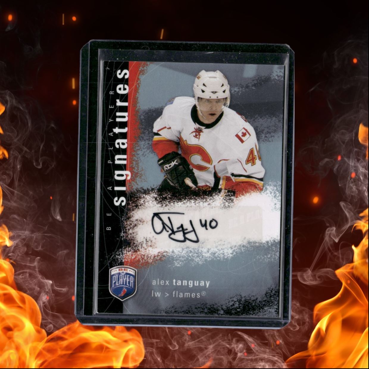 2007-08 Upper Deck Be a Player Alex Tanguay Signatures Auto #G-AT