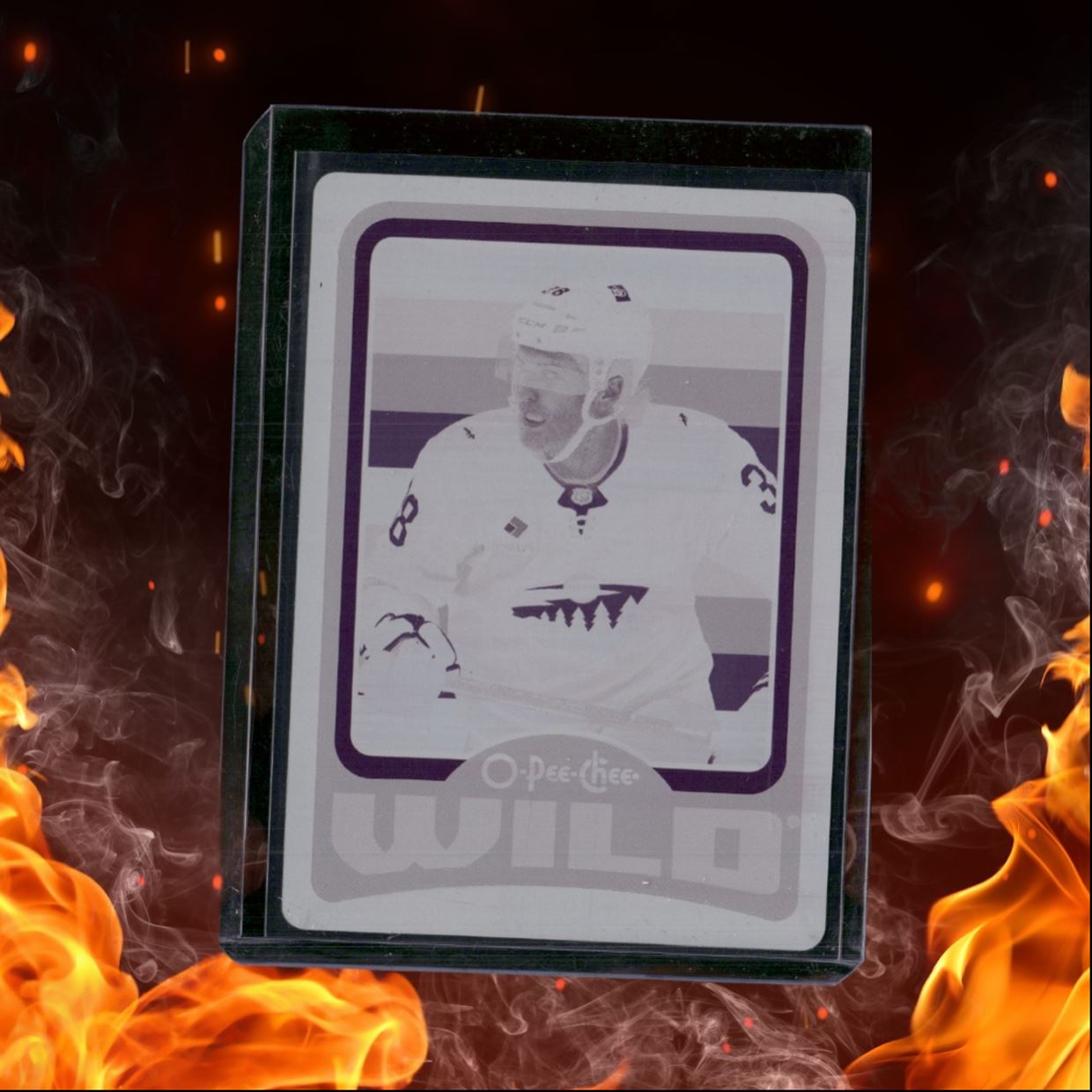 2024-25 O-Pee-Chee Ryan Hartman Retro Magenta Printing Plate 1/1 #158