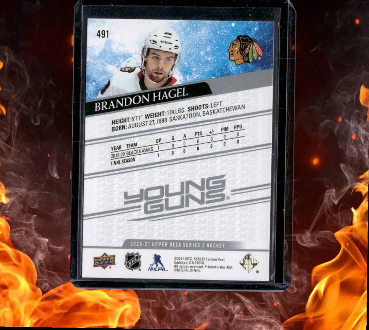 2020-21 Upper Deck Brandon Hagel Young Guns (C) Rookie #491